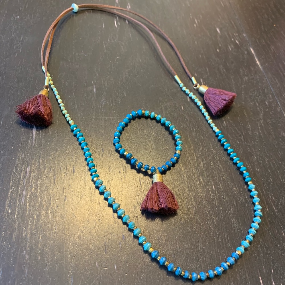 Noonday Collection Milly Necklace & Bracelet Set